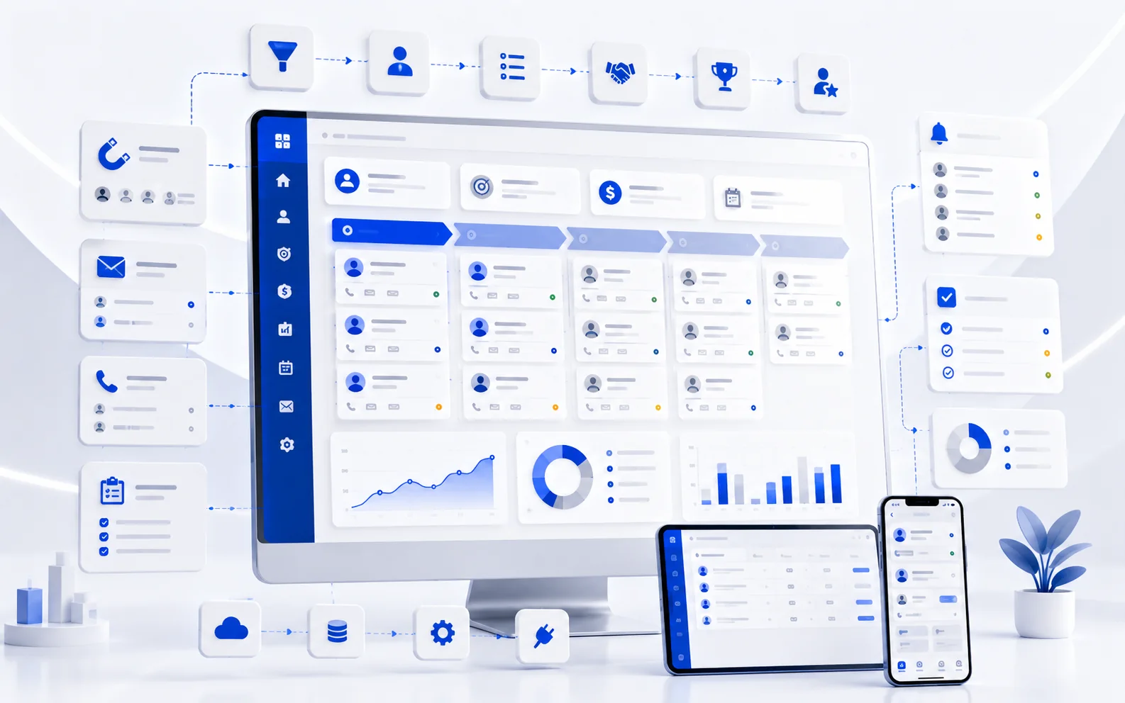 CRM Development sales dashboard