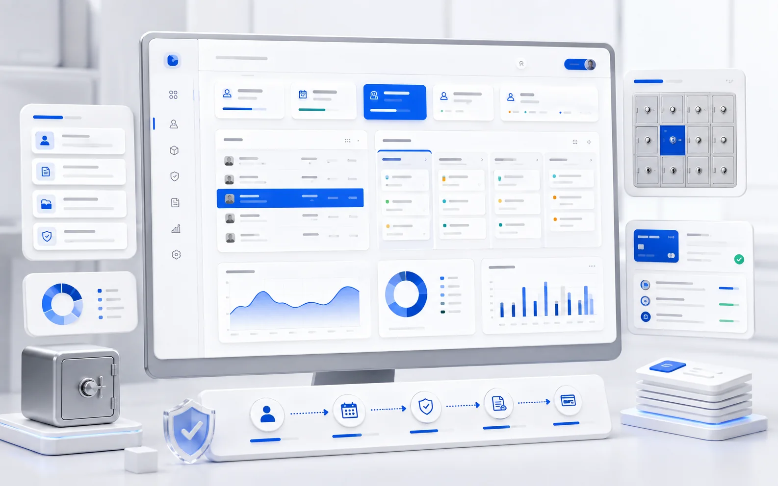 Prime Vault CRM dashboard project interface