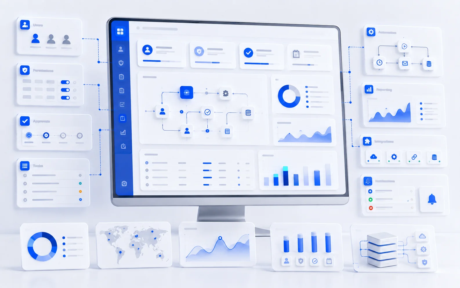 Software Development dashboard showcase