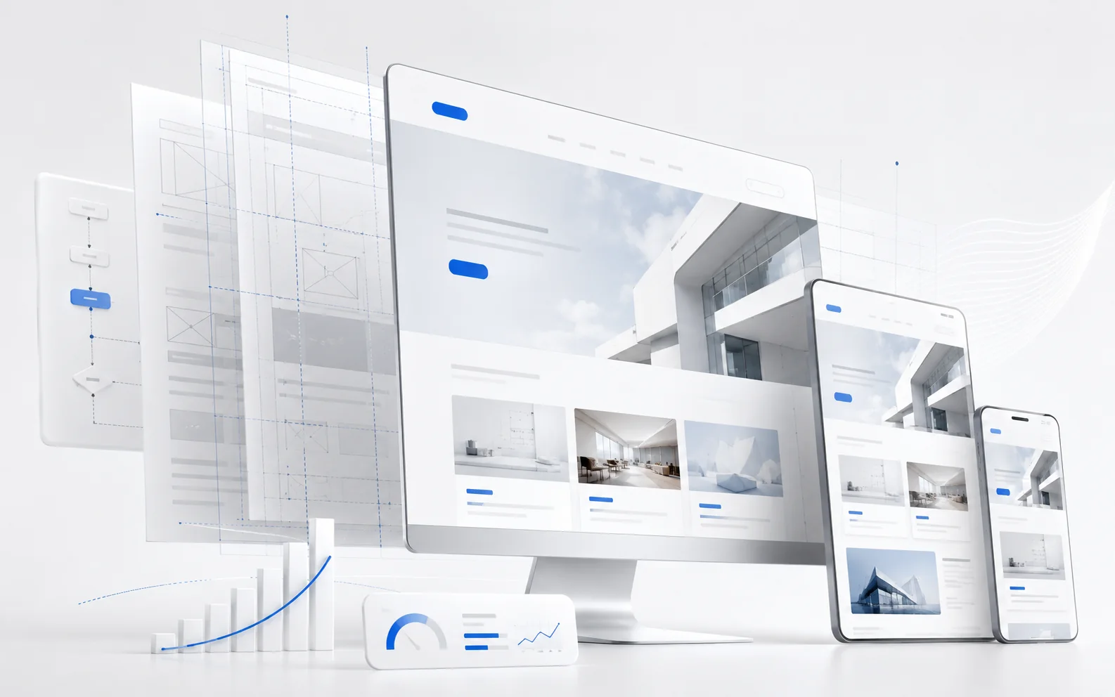 Website Development website interface